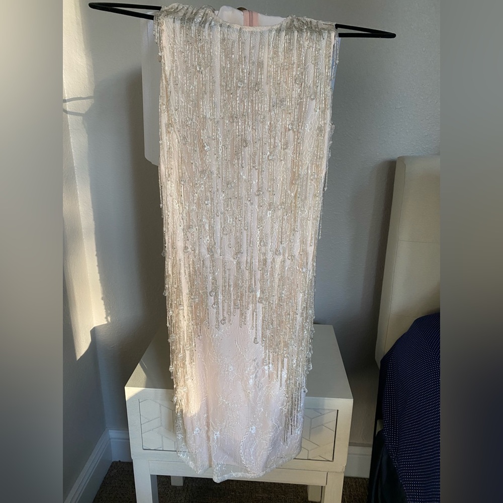 ELISABETTA FRANCHI beaded mini dress size 40